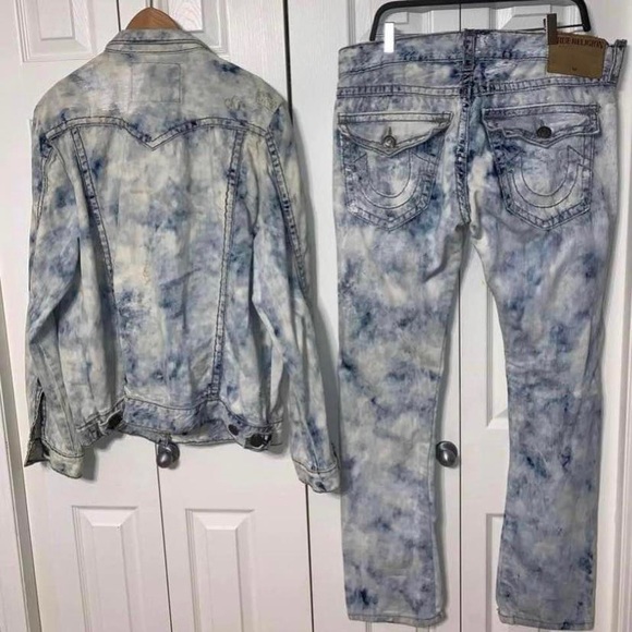 True religion jean AND jacket set 34 + L - Picture 2 of 4